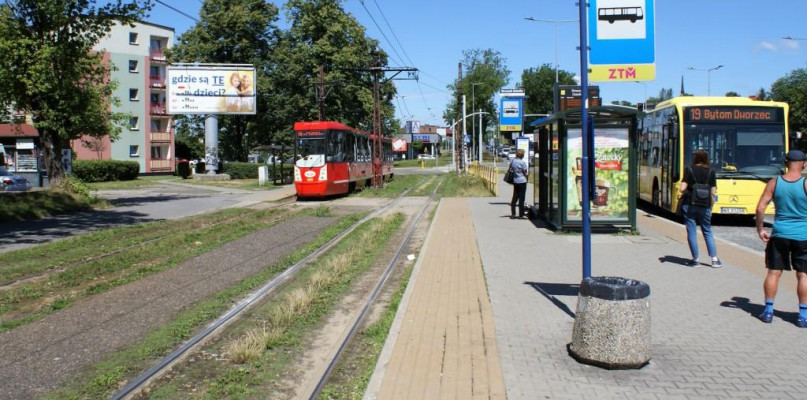 Remontowane są tory w dzielnicy Stroszek. Fot. Archiwum GZM 