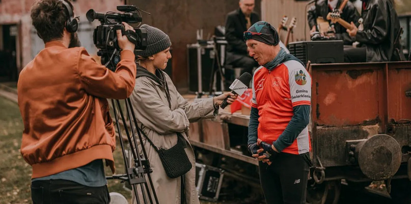 Dyrektor Stanisław Zając zaangażował się m.in.  w organizację rajdów rowerowych. Fot. Archiwum CKŚ