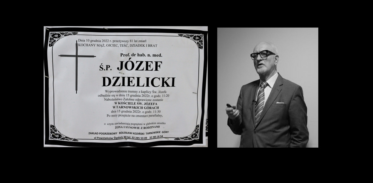 Zmarł prof. dr hab. n. med. Józef Dzielicki z Tarnowskich Gór. Znany i ceniony chirurg miał 81 lat. Fot. LO Staszic/Gwarek 