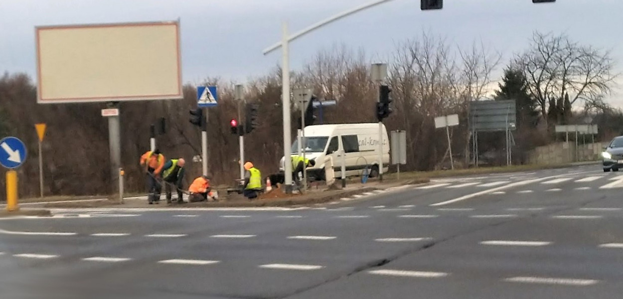 Trwa modernizacja przejść dla pieszych na Osadzie Jana. Fot. ARC