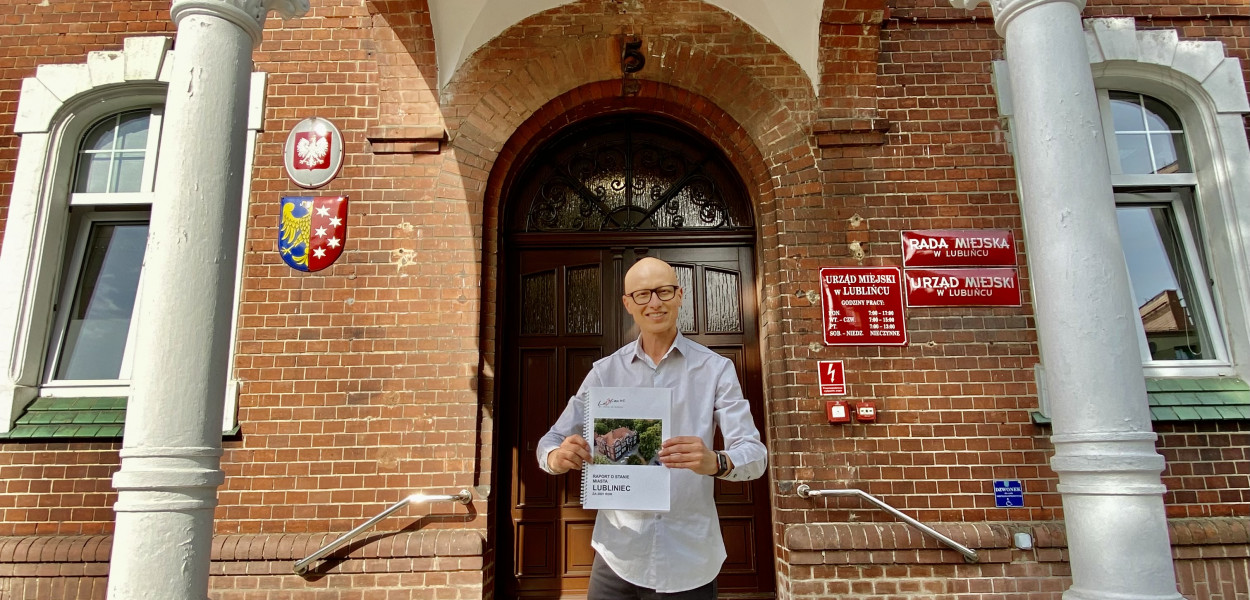 Gabriel Podbioł, przewodnicący rady miejskiej. Fot. Archiwum UM Lubliniec