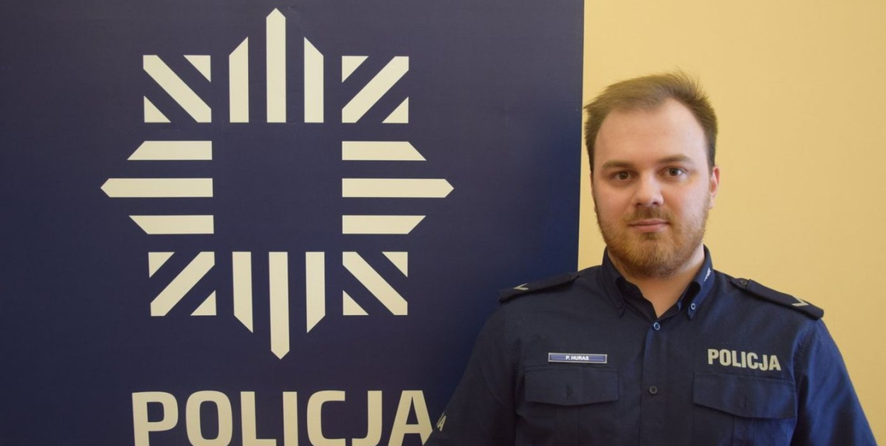 Nowym dzielnicowym w Kaletach jest sierż. Patryk Huras. Fot. Archiwum policji