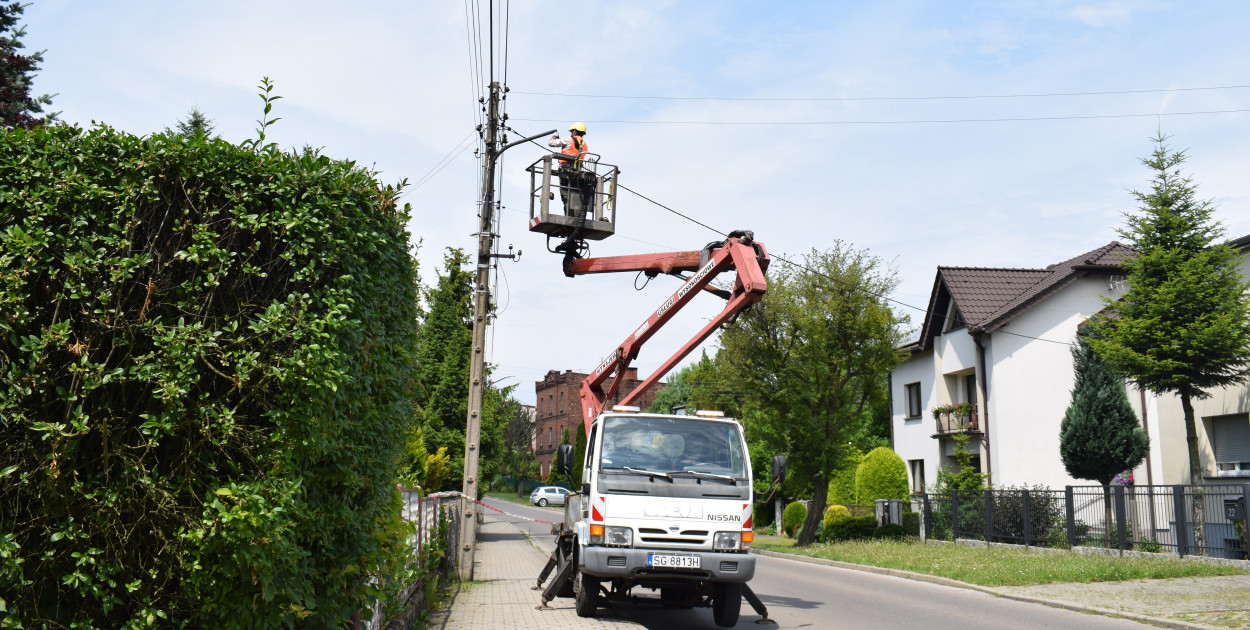 Wymiana lamp na LED-owe na Osadzie Jana. Fot. Jacek Tarski