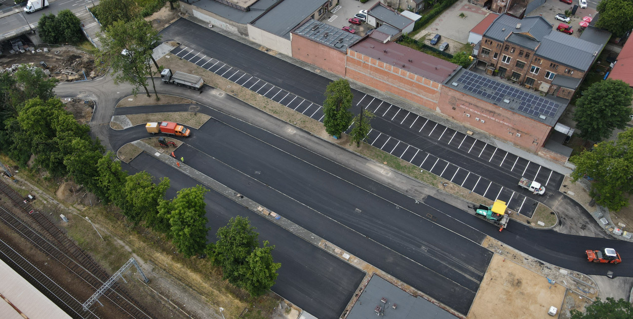 Tarnowskie Góry. Centrum przesiadkowe w budowie. Tak teraz wygląda. Fot. Jarosław Myśliwski