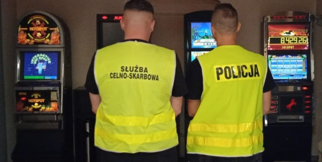 Zakwestionowano 4 automaty. Fot. Archiwum policji