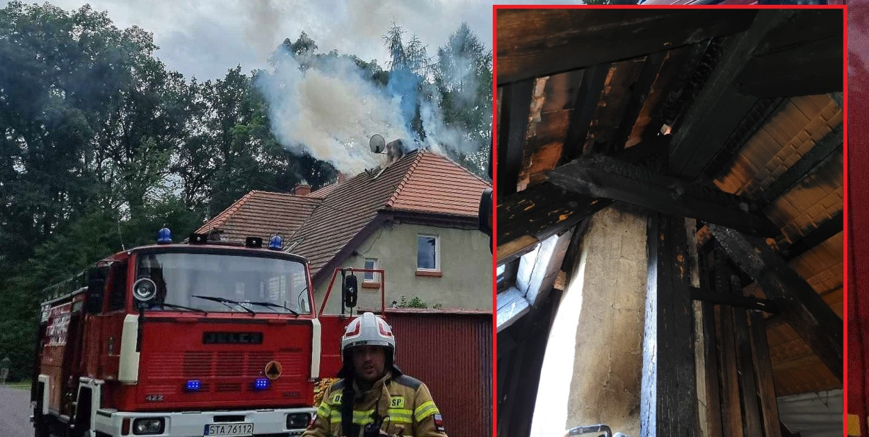 Zbiórka na pogorzelców. Emeryci nie dadzą sobie rady sami. Fot. OSP Żyglinek