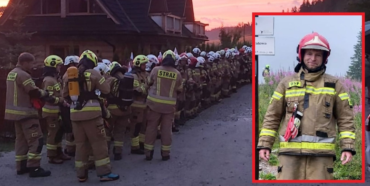 Druh Piotr Ziaja z OSP Potępa uczestniczył w Budzeniu Śpiącego Rycerza. Razem z 200 innymi strażakami. Fot. OSP Potępa