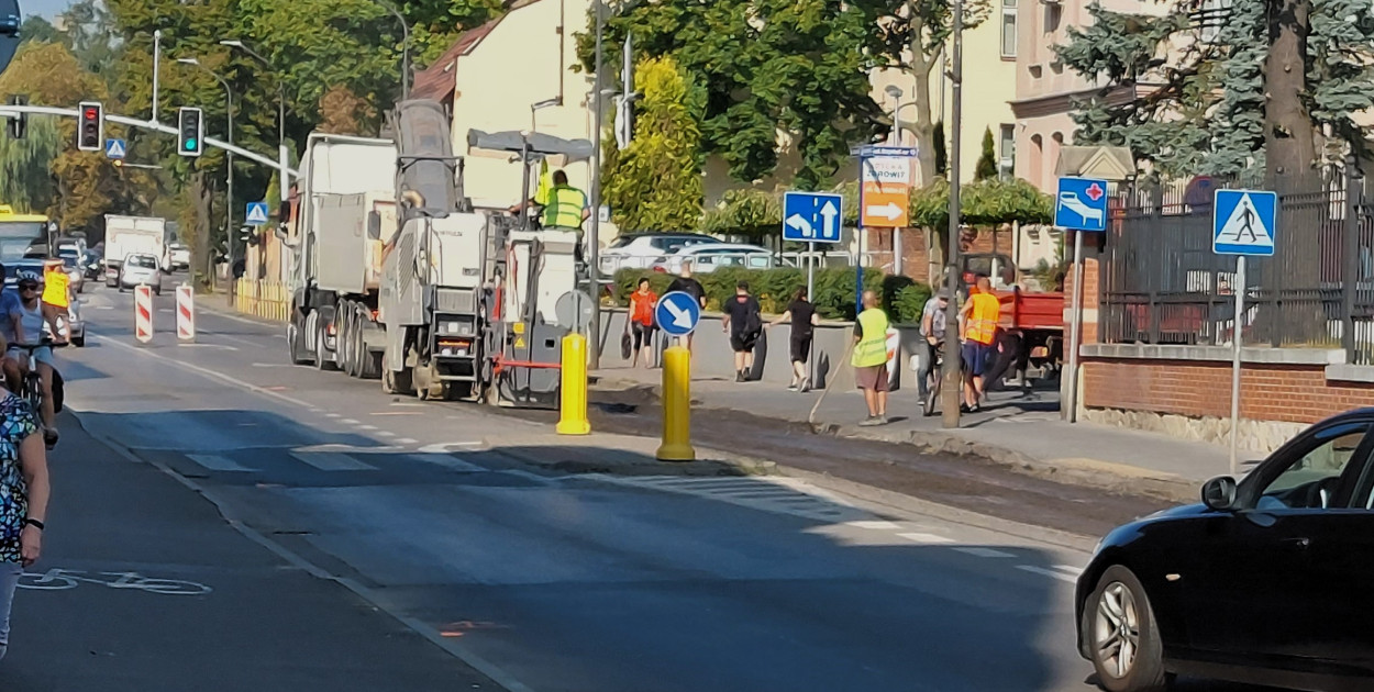 Tarnowskie Góry. Remont Opolskiej. Jak długo? Nie mamy dobrych wiadomości. Fot. Jarosław Myśliwski