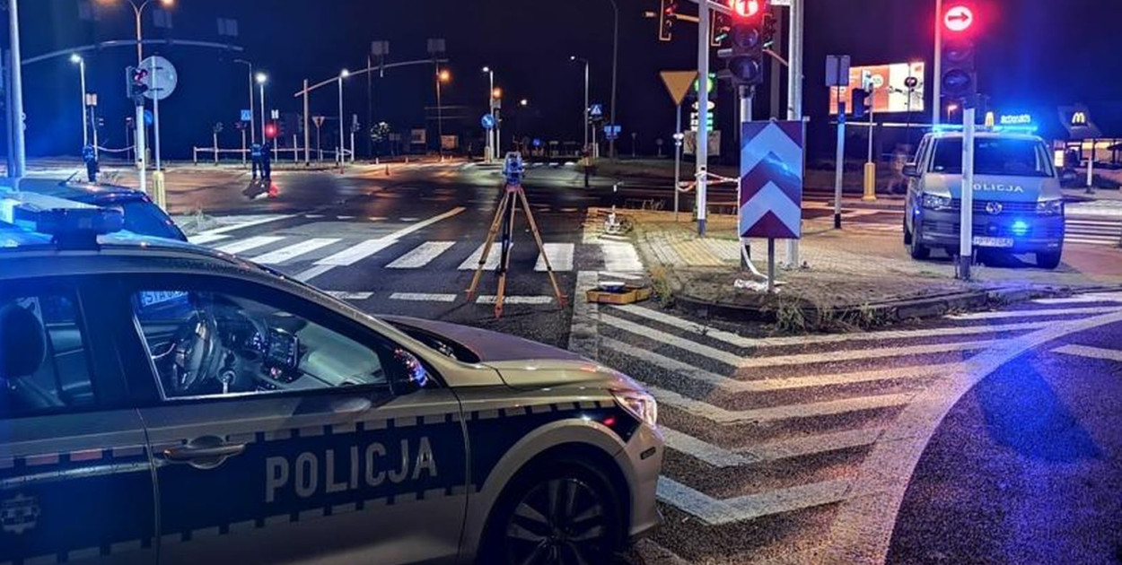 Tarnowskie Góry. Tragiczny wypadek. Chłopak poniósł śmierć na miejscu. Fot. Policja Tarnowskie Góry