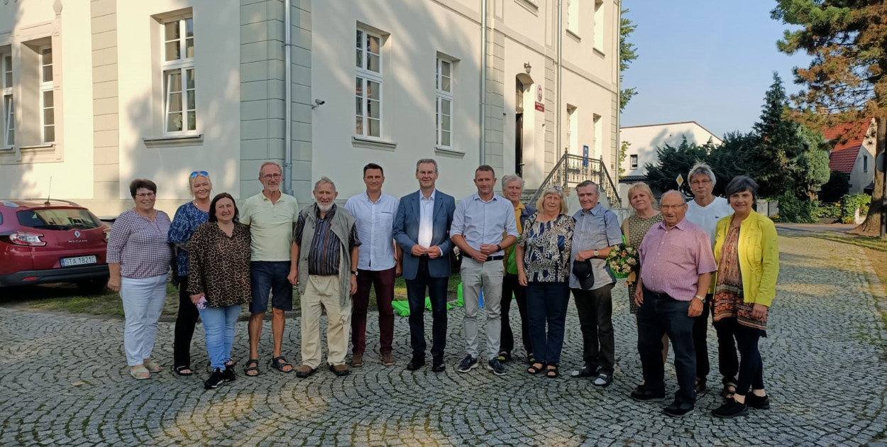 W połowie września w gminie Tworóg przebywała delegacja z partnerskiej gminy Kumhausen. Fot. Archiwum UG w Tworogu 