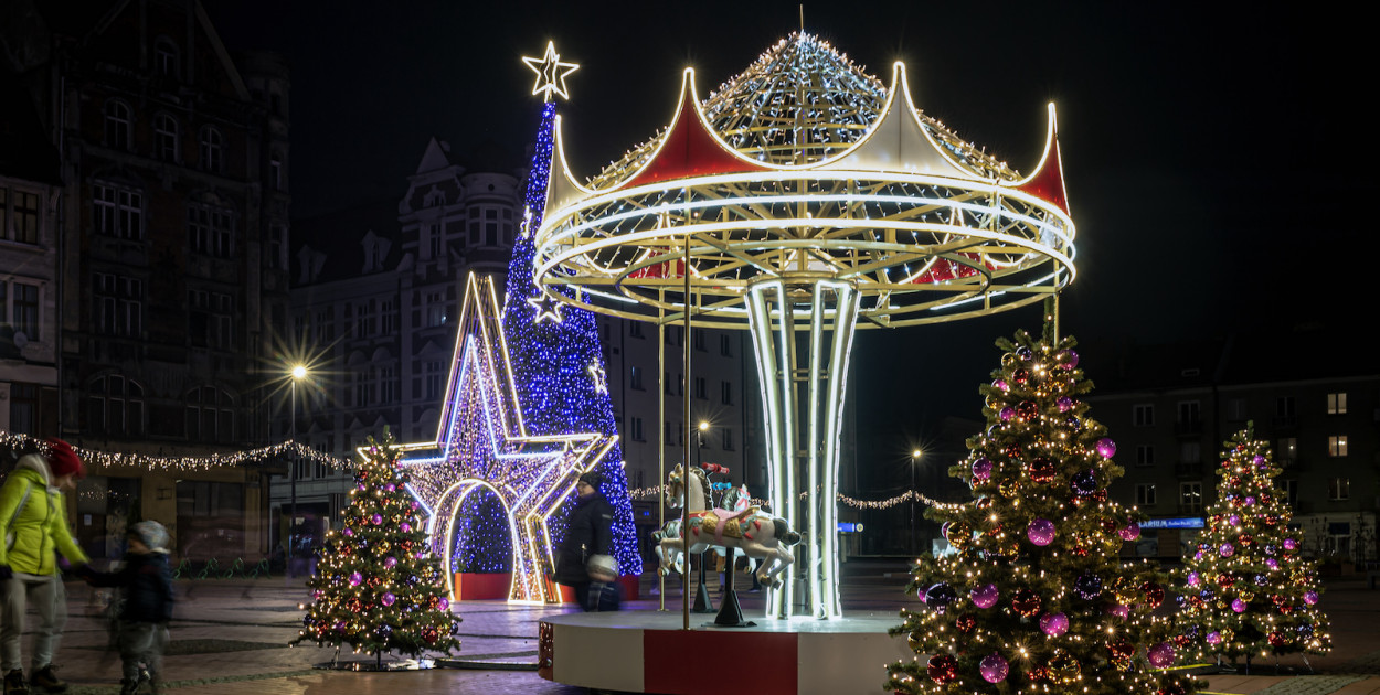 W piątek odpalenie iluminacji na rynku w Bytomiu. Fot. Archiwum UM Bytom