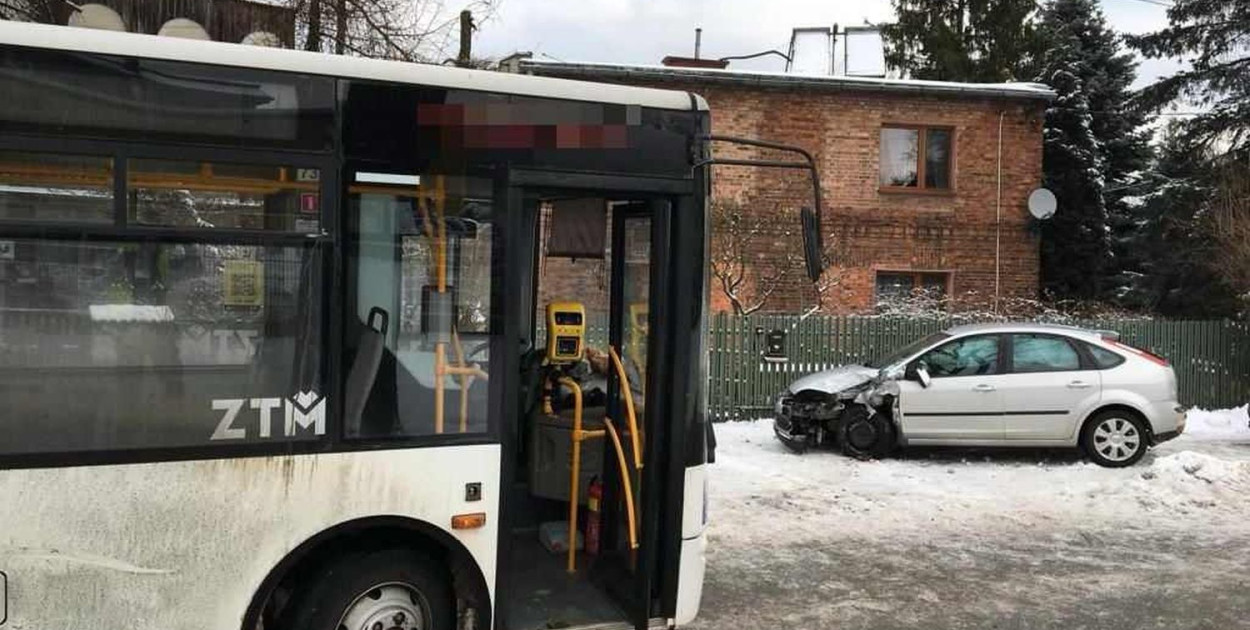 Tarnowskie Góry, wypadek na Częstochowskiej. Fot. Archiwum policji