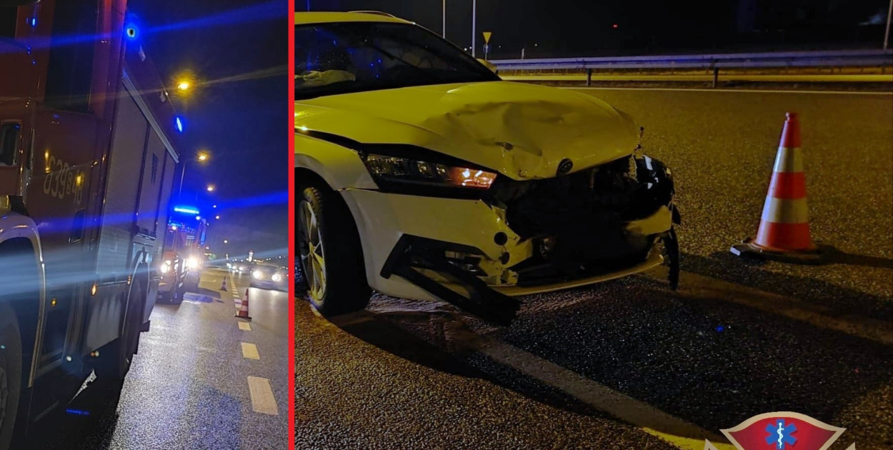 Parkowanie w bagażniku. Policja z Tarnowskich Gór przyjęła wczoraj dwa takie zgłoszenia. Fot. OSP Wieszowa