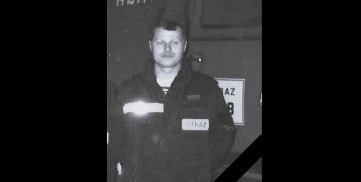 Strażak z Potępy odszedł na wieczną służbę. Miał 54 lata. Fot. OSP Potępa