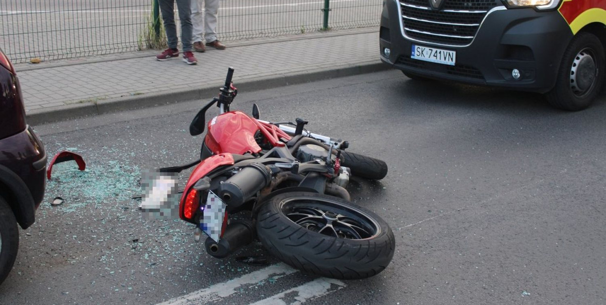 Radzionków, ul. Unii Europejskiej. Fot. Archiwum policji