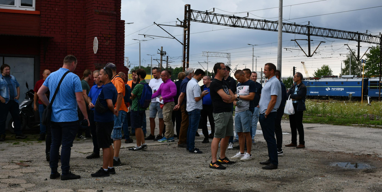  w siedzibie PKP Cargo w Tarnowskich Górach odbyło się spotkanie przedstawicieli związków zawodowych z dyrekcją. Fot. Alicja Jurasz