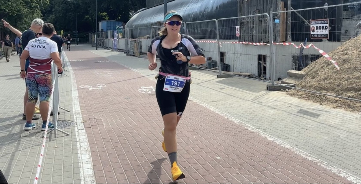 Katarzyna Stanek z Tarnowskich Gór wywalczyła start na mistrzostwach świata Ironman 70.3 w Marbelli w Hiszpanii. Fot. Archiwum Katarzyny Stanek