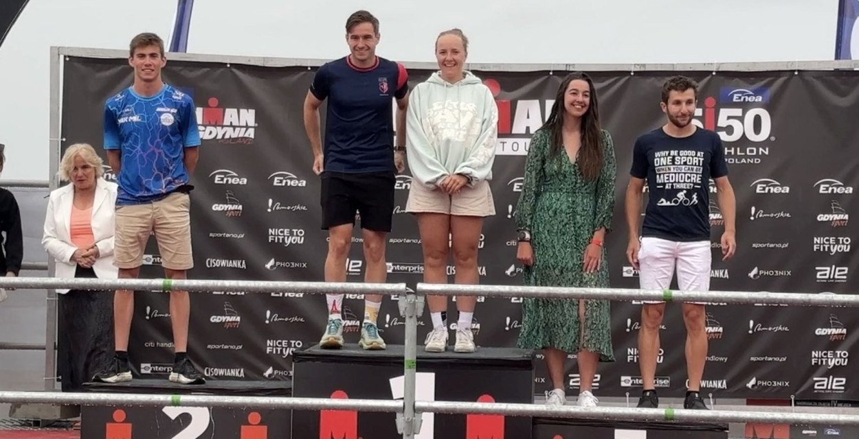 Katarzyna Stanek z Tarnowskich Gór wywalczyła start na mistrzostwach świata Ironman 70.3 w Marbelli w Hiszpanii. Fot. Archiwum Katarzyny Stanek