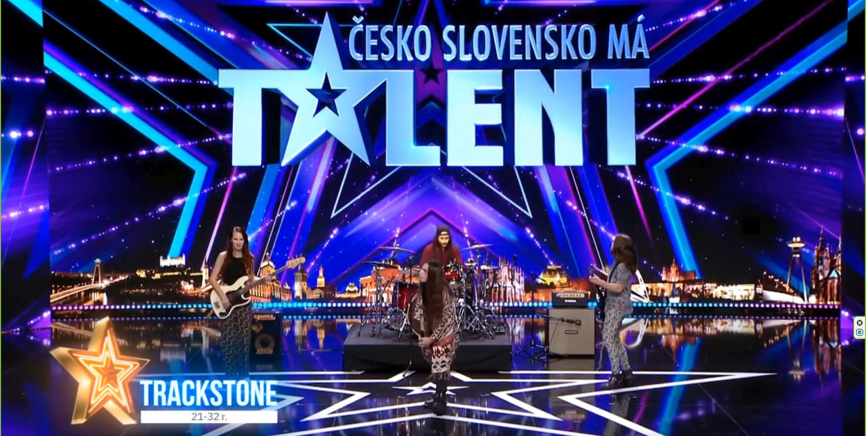 Zespół Trackstone z Tarnowskich Gór wystąpił w Czesko-słowackim Mam Talent. Fot. Facebook