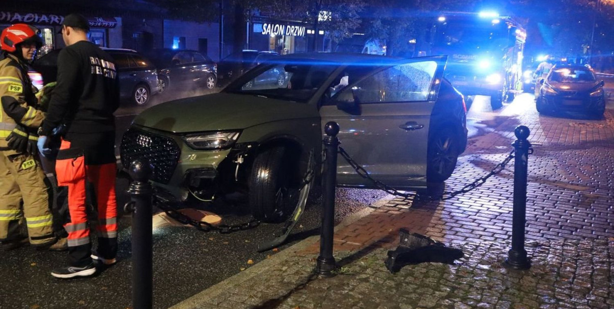 Do zdarzenia doszło w piątek w centrum Piekar Śląskich, na ul. Bytomskiej. Fot. Archiwum policji