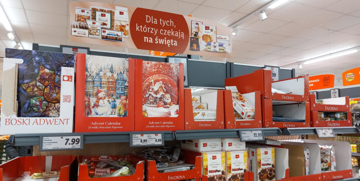 Święta w markecie Lidl. Fot. Agnieszka Reczkin