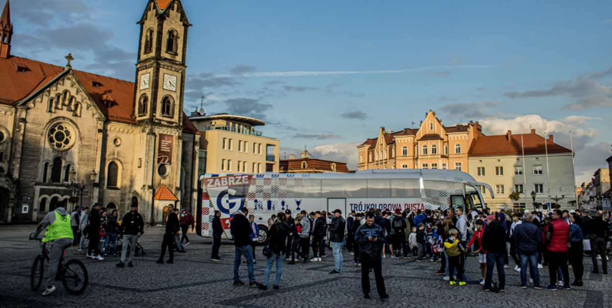 To kolejna wizyta klubu w Tarnowskich Górach. Fot. Archiwum Górnika Zabrze 