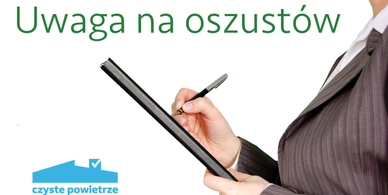 Na stornie internetowej WFOŚiGW w Katowicach ukazał się komunikat przestrzegający przed oszustami 