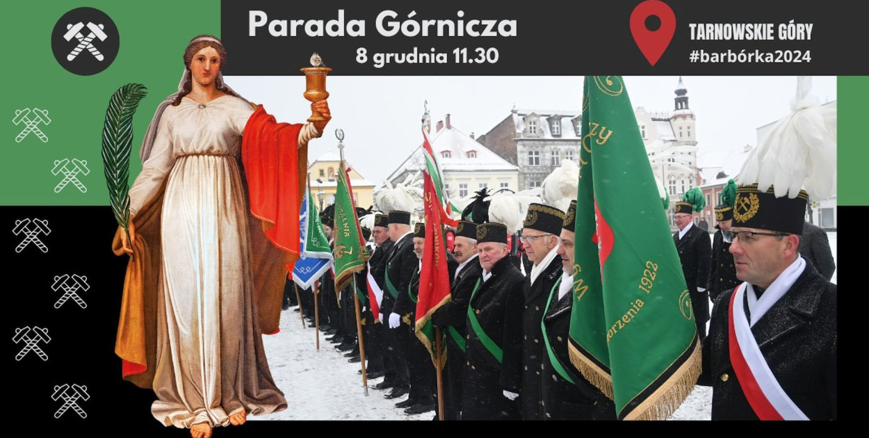 Barbórka 2024 w Tarnowskich Górach – Parada Górnicza już 8 grudnia