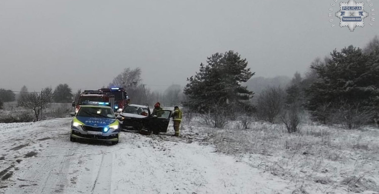 Wypadek w Żyglinie i kolizja na os. Przyjaźń. Fot. Archiwum policji