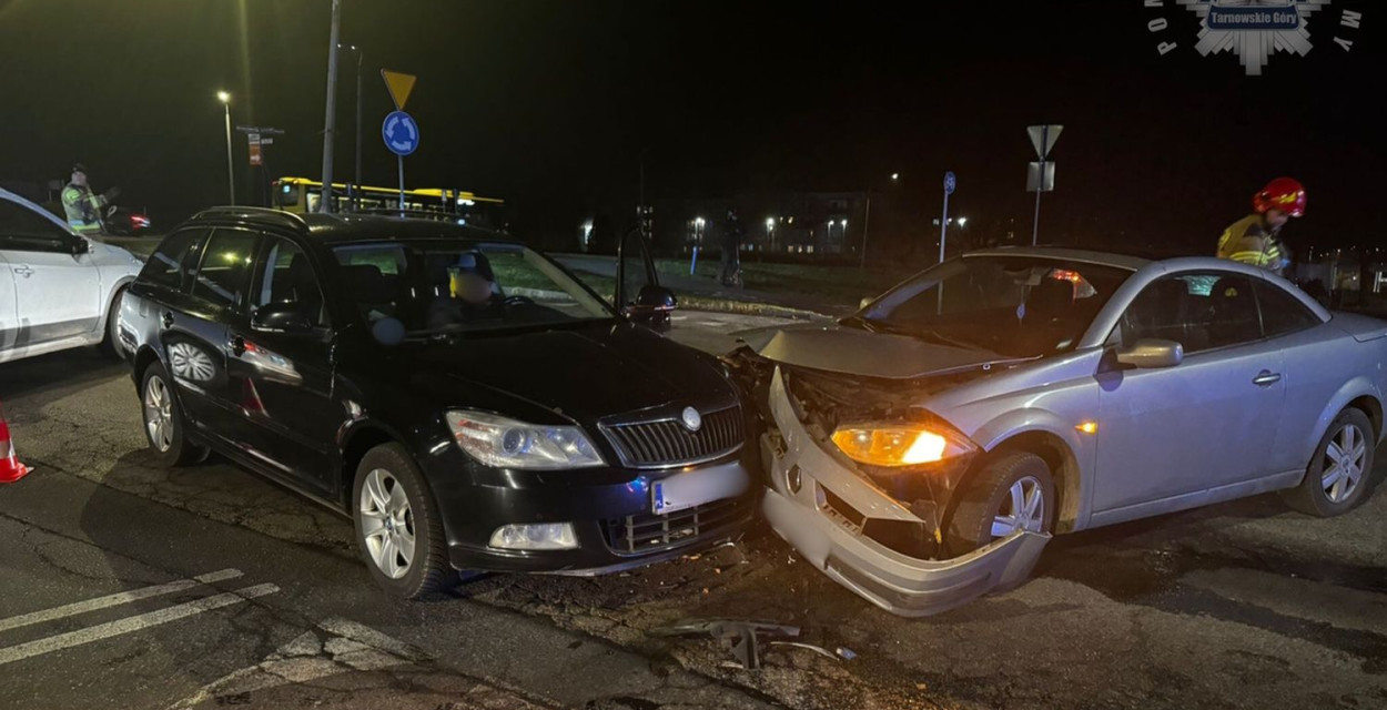 Wypadek w Żyglinie i kolizja na os. Przyjaźń. Fot. Archiwum policji