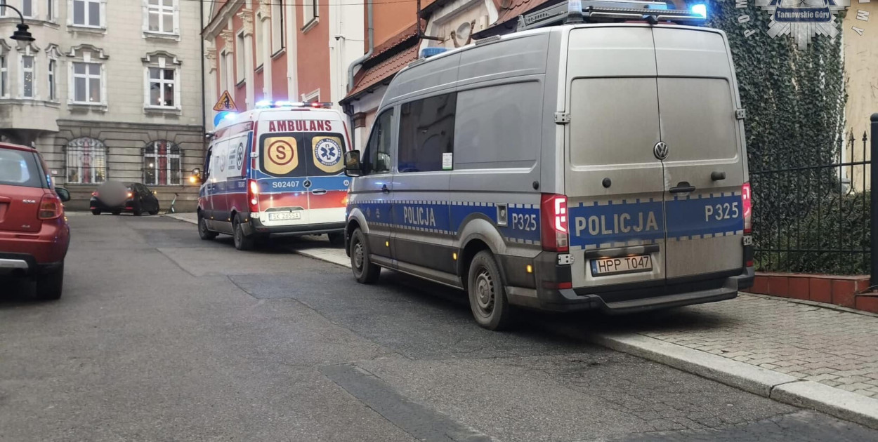 Do zdarzenia doszło na ul. Wajdy w Tarnowskich Górach. Fot. Archiwum policji