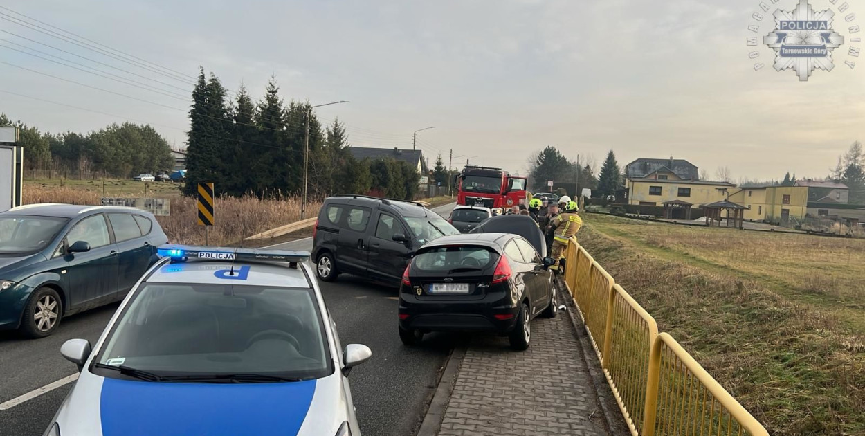 Zderzenie na DK 11. Fot. Archiwum policji