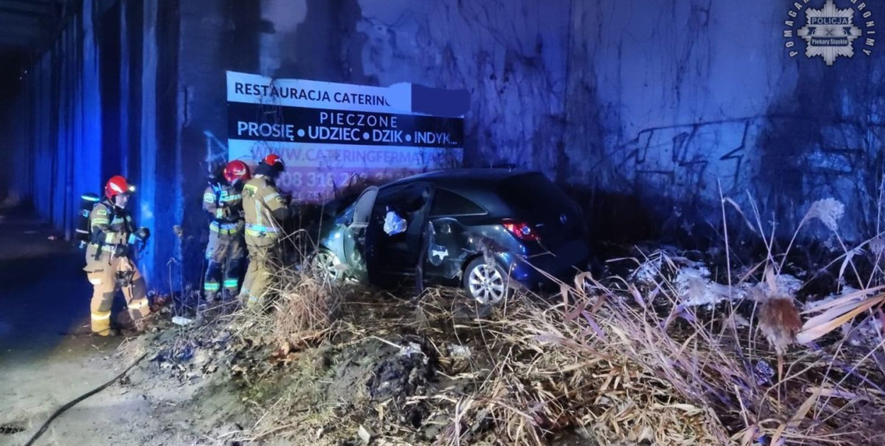 Do zdarzenia doszło wczoraj ok. godz. 20 na ul. Podmiejskiej w Piekarach Śląskich. Fot. Archiwum policji