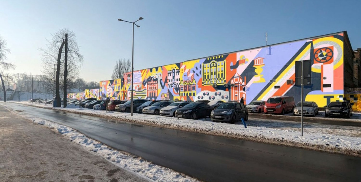 Tak ma wyglądać mural przy centrum przesiadkowym w Tarnowskich Górach. Fot. Archiwum UM Tarnowskie Góry