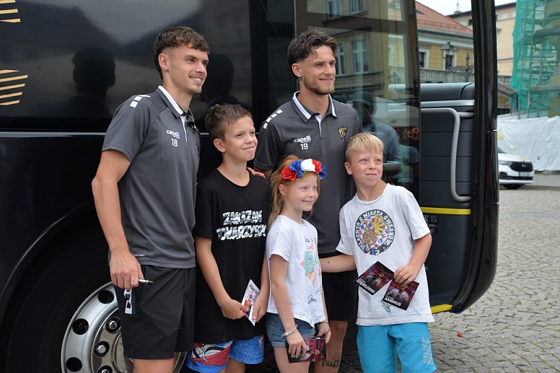 Tarnowskie Góry i piłkarze Górnika Zabrze [ZDJĘCIA]