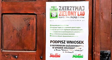 Precz z Zielonym Ładem. Solidarność w Tarnowskich Górach zbiera podpisy w...-51189