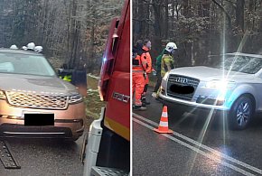 Czołowe zderzenie aut na ul. Pyskowickiej -56290