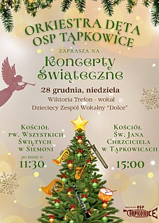 Koncert świąteczny Orkiestry Dętej OSP Tąpkowice