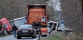 Świerklaniec. Wypadek na DK 78. Jedna osoba nie żyje