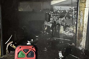 Pożar dachu garażu. W środku stał traktor-66957