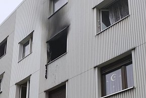 Spłonęło mieszkanie w Radzionkowie, kobieta w szpitalu-67201