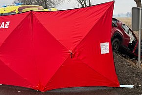 Wypadek w powiecie tarnogórskim. Nie żyje 68-latek