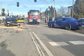Tarnowskie Góry.  Uwaga wypadek! Droga była zablokowana