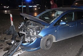 Zderzenie na obwodnicy, poważne uszkodzenia