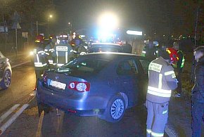 Świerklaniec. Zderzenie 4 samochodów. Wezwano straż i pogotowie ratunkowe