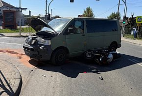 Tarnowskie Góry. Uwaga wypadek! Motocyklistę zabrał LPR