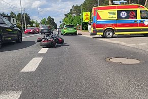Powiat tarnogórski. Potrącenie motocyklisty, pomogli świadkowie