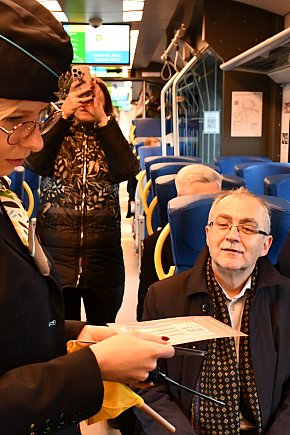 Pociąg specjalny przejechał przez Tarnowskie Góry-31538