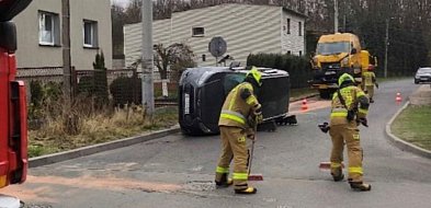 Zderzenie trzech aut na skrzyżowaniu w Tarnowskich Górach