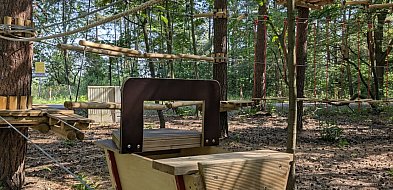 Park linowy dla amatorów aktywnego wypoczynku